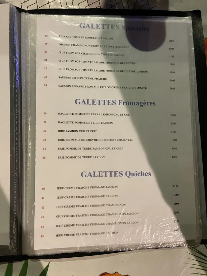 Roulotte Mobydick, spécialité maison